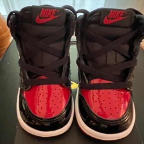 Toddler Jordan 1 Retro High OGPatent Bred